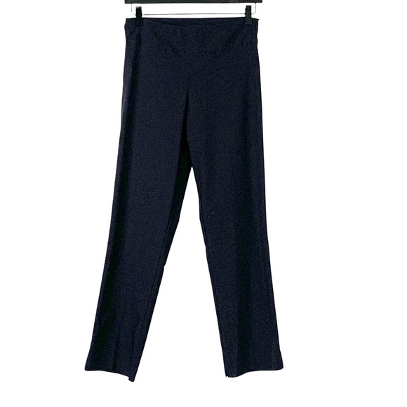 NWT Estelle and Finn Size 2 Navy Blue Double Slit Ankle Pants Classic Minimalist